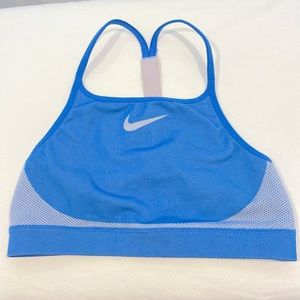 Girls Youth NIKE Blue Sports Bra